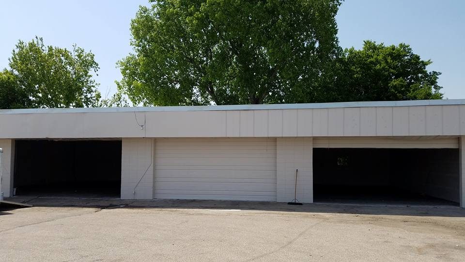 After: painted shop exterior